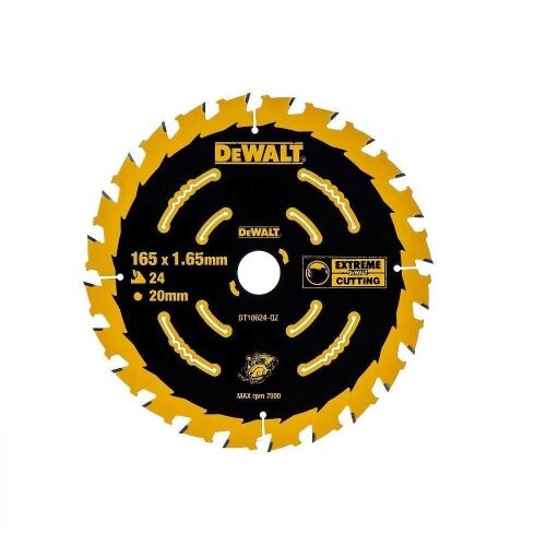 DeWALT - EXTREME körfűrészlap 165x20mm, 24 fog [DT10624-QZ]