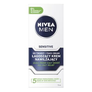 Nivea Men Sensitive Arctisztító Hidratáló Krém, Bőrnyugtató Hatással, 75ml 132128456 - Nivea