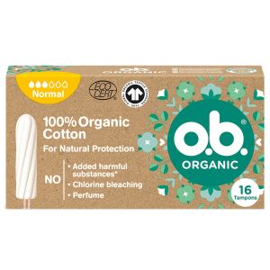 Organic tampontok Normal méretben, 16 db 132130952 - Tampon