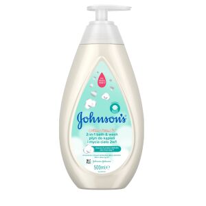 JOHNSONS BABY BABY Lichid Bumbac 2-în-1 Baie și spălare 500ml 132133236 - Săpun și gel de duș copii