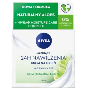 Nivea 24 órás hidratáló mattító nappali krém kombinált és zsíros bőrre, 50ml. 132133429 - Nivea