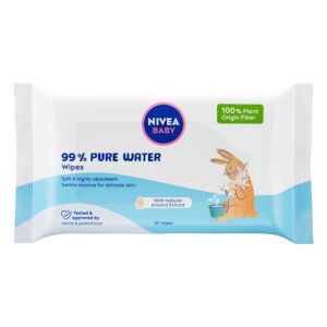 Nivea Baby Biológiailag Lebomló Törlőkendő, 99% Tiszta Víz, 57 Darab 132139754