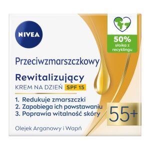 Nivea Ránctalanító és Revitalizáló Nappali Krém SPF15 55+, 50ml 132139941 - Nivea