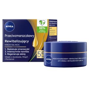 Nivea Ránctalanító és Revitalizáló Éjszakai Krém 55+, 50ml 132139942 - Nivea