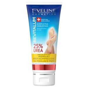 Eveline Revitalum 25% Urea 8 az 1-ben Lábköröm és Sarok Regeneráló Krém, 100 ml
