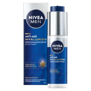 Nivea Men Anti-Age Hyaluron Hidrogél arcra, 50 ml 132144189 - Nivea