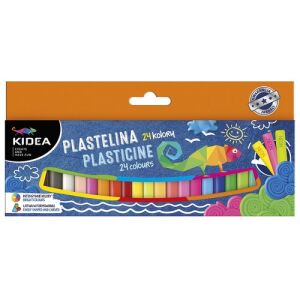 PLASTELINA 24KOL NEON KIDEA WB 132150281 - Derform