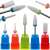 Zestaw 5 ceramicznych frezów do paznokci do manicure i pedicure