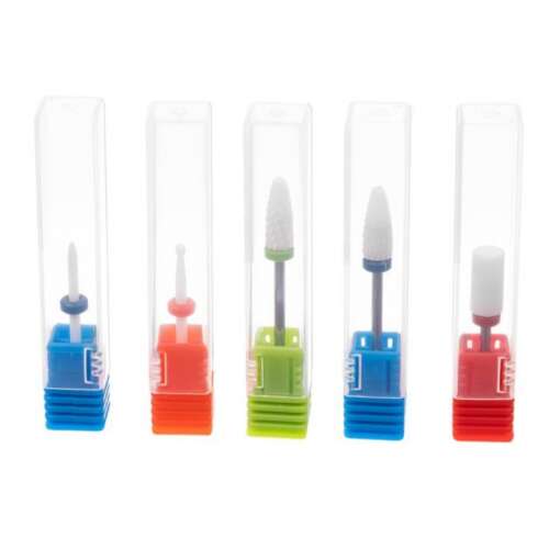 Zestaw 5 ceramicznych frezów do paznokci do manicure i pedicure