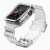 Apple Watch 44mm case and band set, transparent