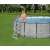 Bestway Steel Pro MAX above ground pool with ladder and woman getting in