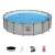 Bestway Steel Pro MAX above ground pool with ladder, filter pump, and cover