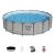 Bestway San Juan 549x122cm Stahlrahmenpool Set mit Zubehör
