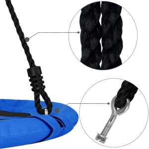 Fészekhinta, kerti hinta gyerekeknek, 110 cm - kék