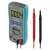 EMOS MD-430 digital multimeter, blue, with red and black test leads