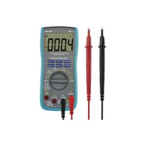 Цифров мултицет EMOS MD-430, син, с червени и черни тестови проводници - EMOS