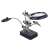 Third Hand Magnifier with 5 LED Lights, 2.5x 90mm Handle for Soldering 82886210