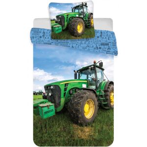 Traktor Green gyerek, ovis ágyneműhuzat 100×140cm, 40×45 cm 132227715
