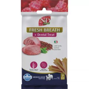 N&D Quinoa Dog Jutalomfalat Fresh breath Adult Med&max friss lehelet 100g 132227889 - N&D