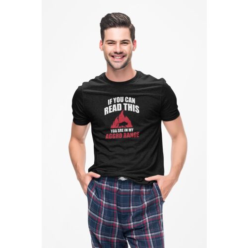 D&B Férfi/Unisex Póló ST00116 Aggro Range Fekete-Méret 4XL 132395044 - Férfi ruházat