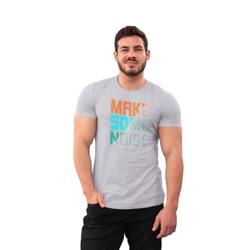 D&B Férfi/Unisex Póló ST00172 Make Some Noise Szürke-Méret 3XL 132233893 - D&B