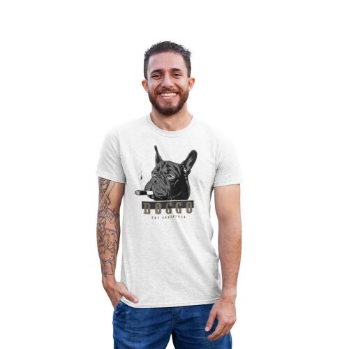 D&B Férfi/Unisex Póló ST00177 Doggo Fehér-Méret XL 132234051 - D&B