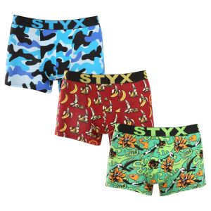 3PACK Férfi boxeralsó Styx art sportos gumipánt készült nagyméretű sportgumi (3R13970) 4XL 132239067 - Férfi ruházat