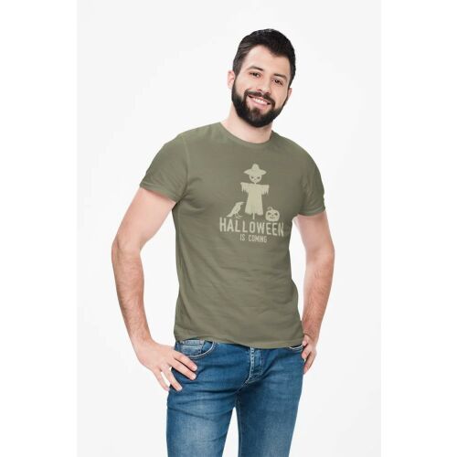 D&B Férfi/Unisex Póló ST00253 Halloween Piros-Méret 2XL 132239847 - D&B