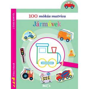 100 mókás matrica - Járművek 46843271 Gyermek könyvek - Jármű