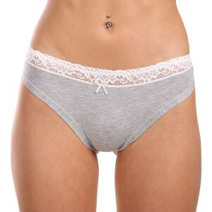 Női tanga Lovelygirl szürke (8307-grey) L