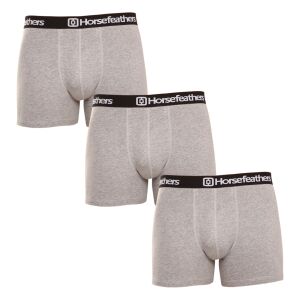 3PACK Férfi boxeralsó Horsefeathers Dynasty heather gray (AM067C) M 132248382 - Horsefeathers