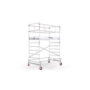 Cagsan Protube Gurulóállvány  (SMSZ180D) Profi kategória, Dupla járólappal, Munkamagasság 4,4m