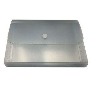 CHANYI műanyag patentos csekktartó - 13 rekeszes 17,5x2x12 cm - kék 132255698 - Harmonika mappa