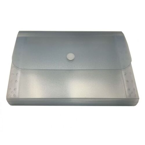 CHANYI műanyag patentos csekktartó - 13 rekeszes 17,5x2x12 cm - kék 132255698