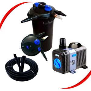 SunSun CPF-10000 nyomásszűrő szett CTP-8000 szivattyúval + 3 m tömlő és indító baktérium 132255826 - Sunsun