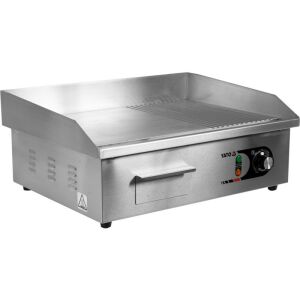 YATO GASTRO Grill 550 mm 3000 W lapos és bordázott sütőlap
