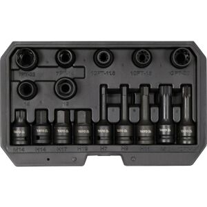 YATO Féknyereg szerelő gépi dugókulcs készlet 16 részes 1/2" CrMo 132256487