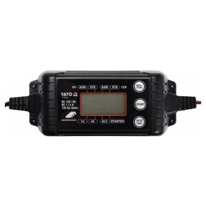 YATO Akkumulátor töltő 6/12 V 1/4 A max. 120 Ah LCD kijelző 132257594
