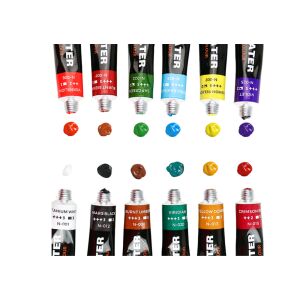 24 színű akrilfesték készlet tubusban