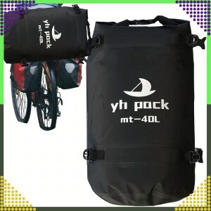 Wodoodporna torba motocyklowa, torba na ramię, motocykl, rower, bagaż 40l 135967574 - Akcesorium z napędem silnikowym