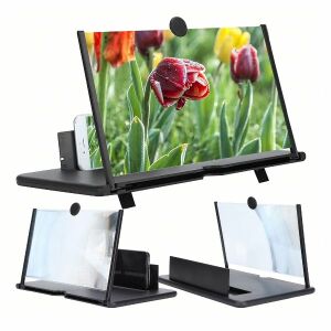 Okostelefon nagyítós képernyőtartó – 4×-es nagyítás, dönthető, hordozható állvány 132258949 - Nagyító