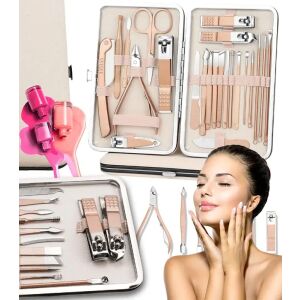 Arany Elegáns Manikűr Készlet 23 Darabos, Praktikus Utazó Táska 132259056 - Manikűrkészlet