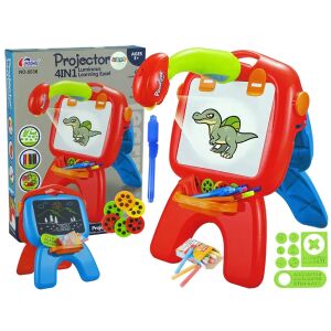 Suport pentru pixuri cu cretă, față-verso, proiector, imagini, roșu 146132678 - Planșe de desen