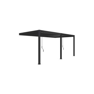 SUN ELEGANCE WALL 3x6 m antracit terasz pergola