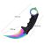 Set aus zwei Karambit-Messern, 19 cm, mehrfarbig, inklusive Scheide 135876002