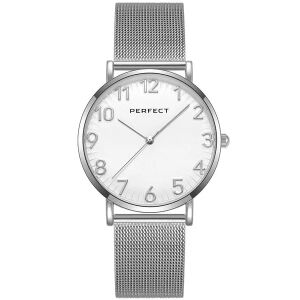 Perfect F342-01 női karóra, ezüst szín, 36 mm, fém szíj, kvarc 132279241 - Női óra