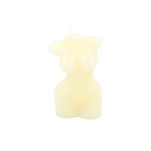Lumânare decorativă, bust feminin, din ceară – model sculptural alb mat pentru decor modern, Arti Casa 136294073 - Lumânări
