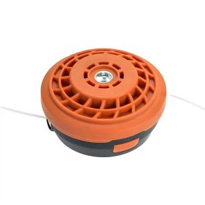 Fémbetétes Damilfej Fűkaszához – Narancs-Fekete, Ütésálló ABS Műanyag 135962071 - Fűkasza damilfej