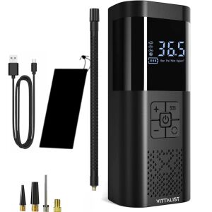 Pompă electrică de aer Vittalist cu accesorii - Piscine si jocuri de plaja