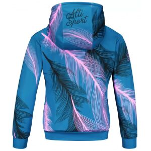 Dětská funkční mikina premium ALTISPORT VOJ/ALK001MI01 PETROLEJOVÁ/SVĚTLE RŮŽOVÁ méret: 158 136237211 - Gyerek pulóver